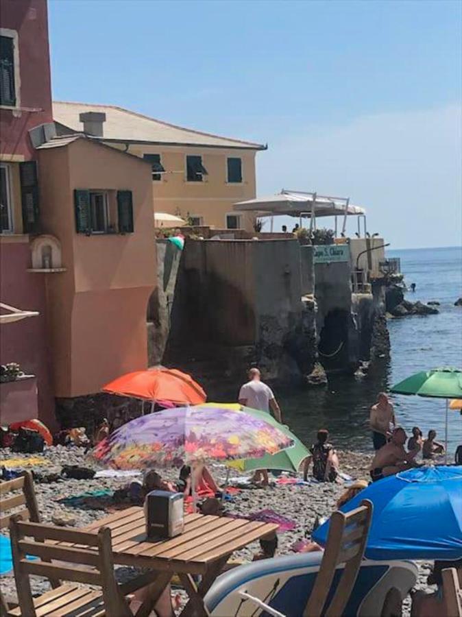 Casa Sulla Spiaggia Di Boccadasse Génova Exterior foto